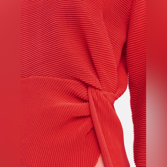 Michelle Mason Mock Neck, Long Sleeves, Twisted Ribbed Sweater - Picture 5 of 13